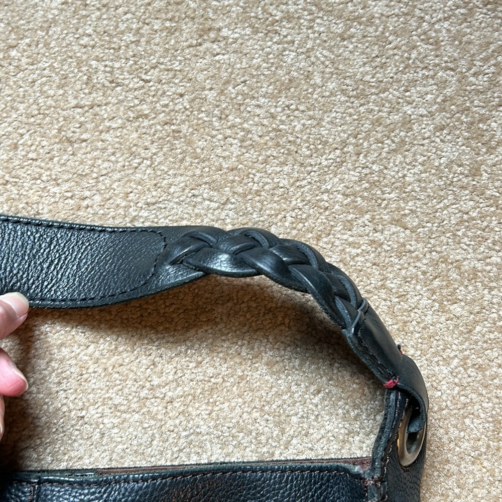 Lucky brand, black, hobo leather purse - Picture 7 of 11